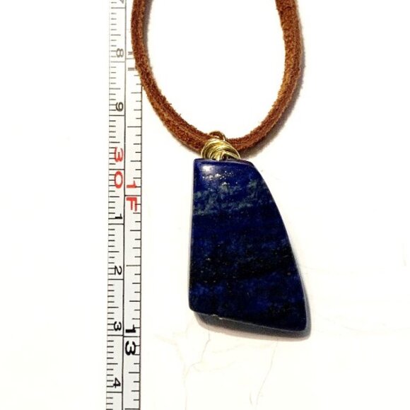 Lapis Lazuli Pendant Necklace – Wisdom, Clarity & Spiritual Awakening - Picture 7 of 7